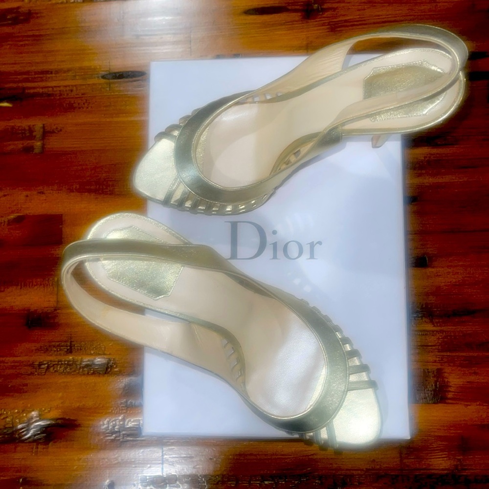 Christian Dior Whisper Slingback Heels - Picture 1 of 6
